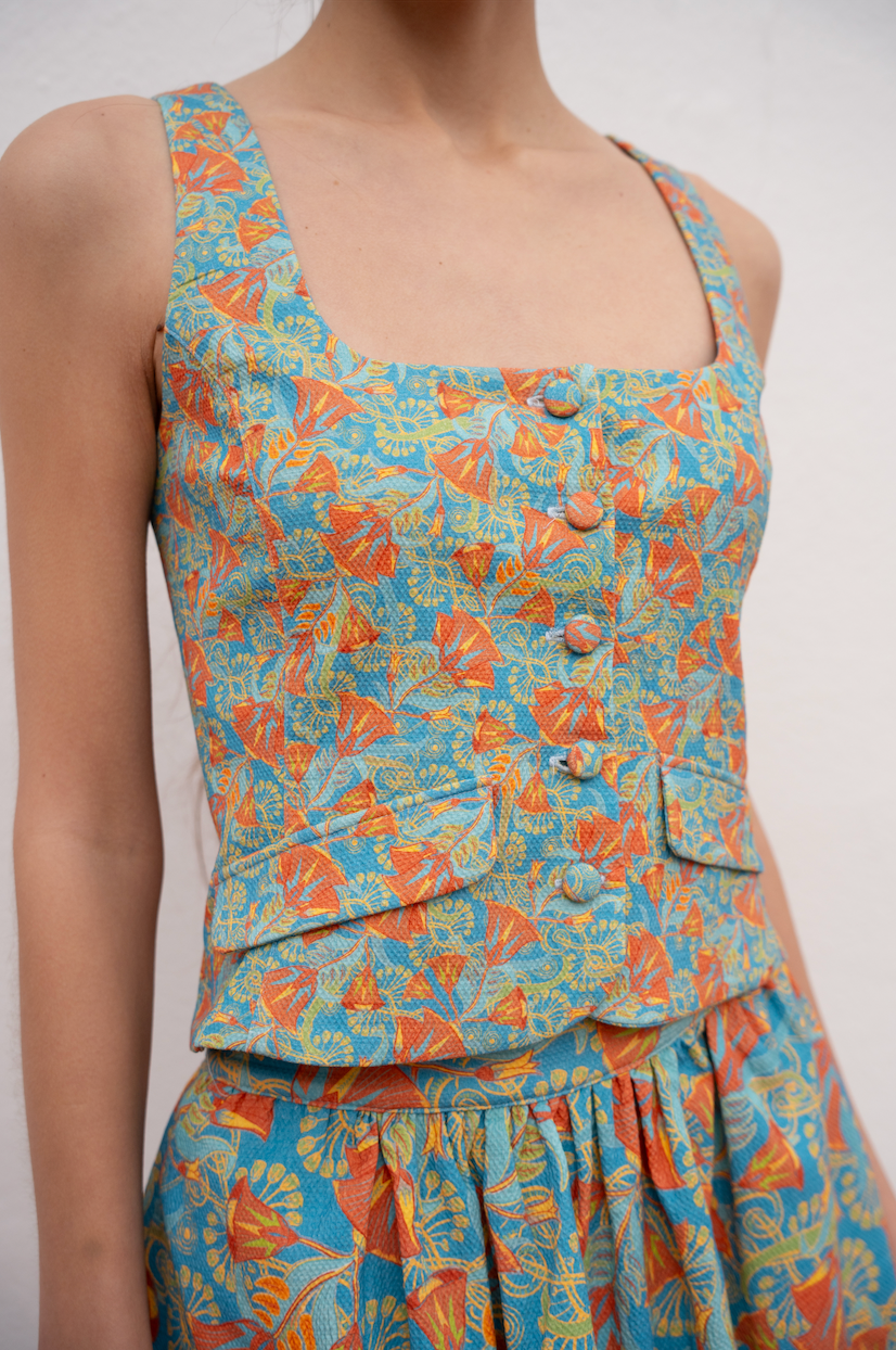 TOP BASTET AZUL